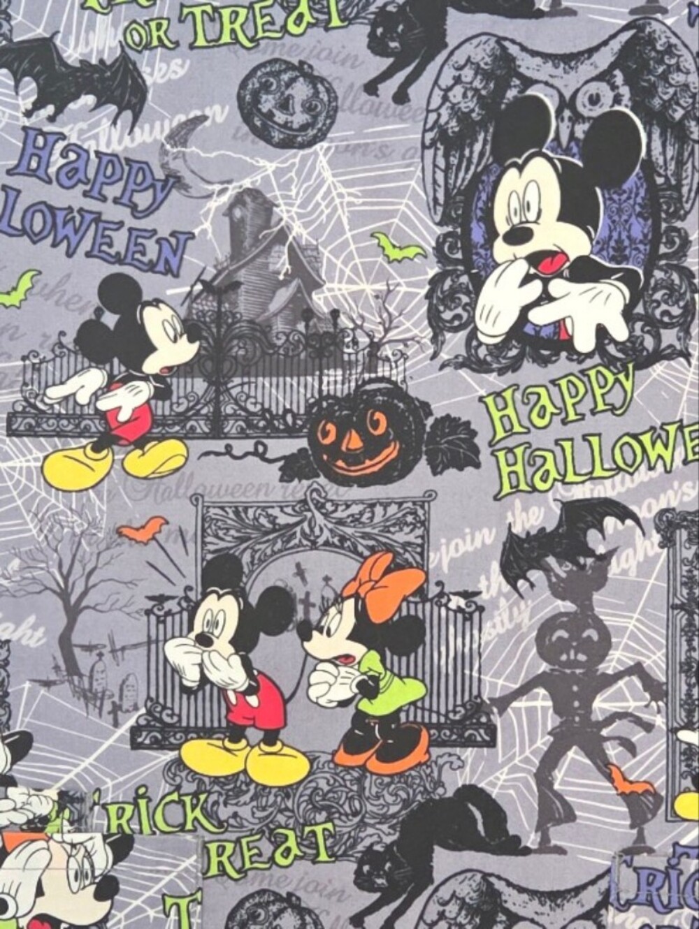 Mickey Mouse Scrub Top - Picture 2 of 2